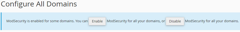 Cara Menggunakan ModSecurity di cPanel