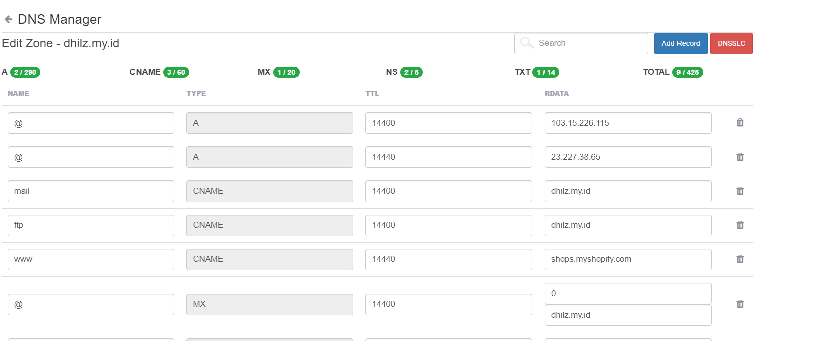 Cara Menghubungkan Domain ke Shopify