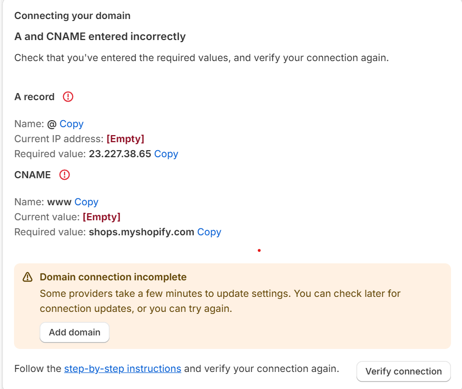 Cara Menghubungkan Domain ke Shopify