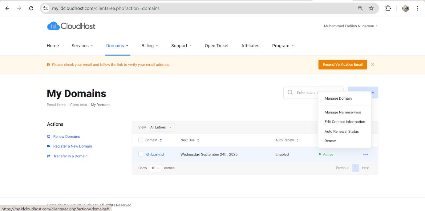 Cara Menghubungkan Domain ke Shopify