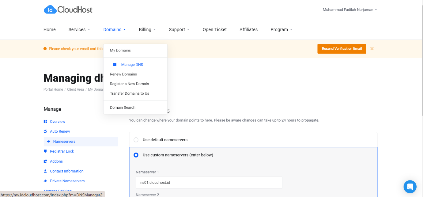 Cara Menghubungkan Domain ke Shopify