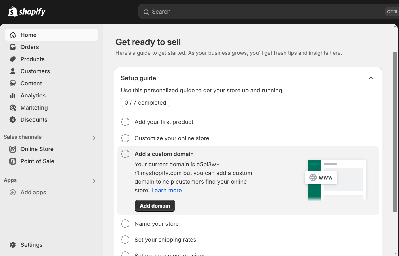 Cara Menghubungkan Domain ke Shopify