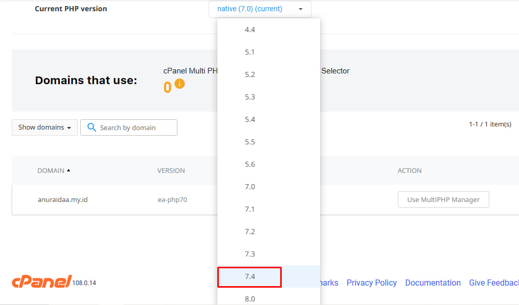 Mengatur PHP untuk WordPress 1