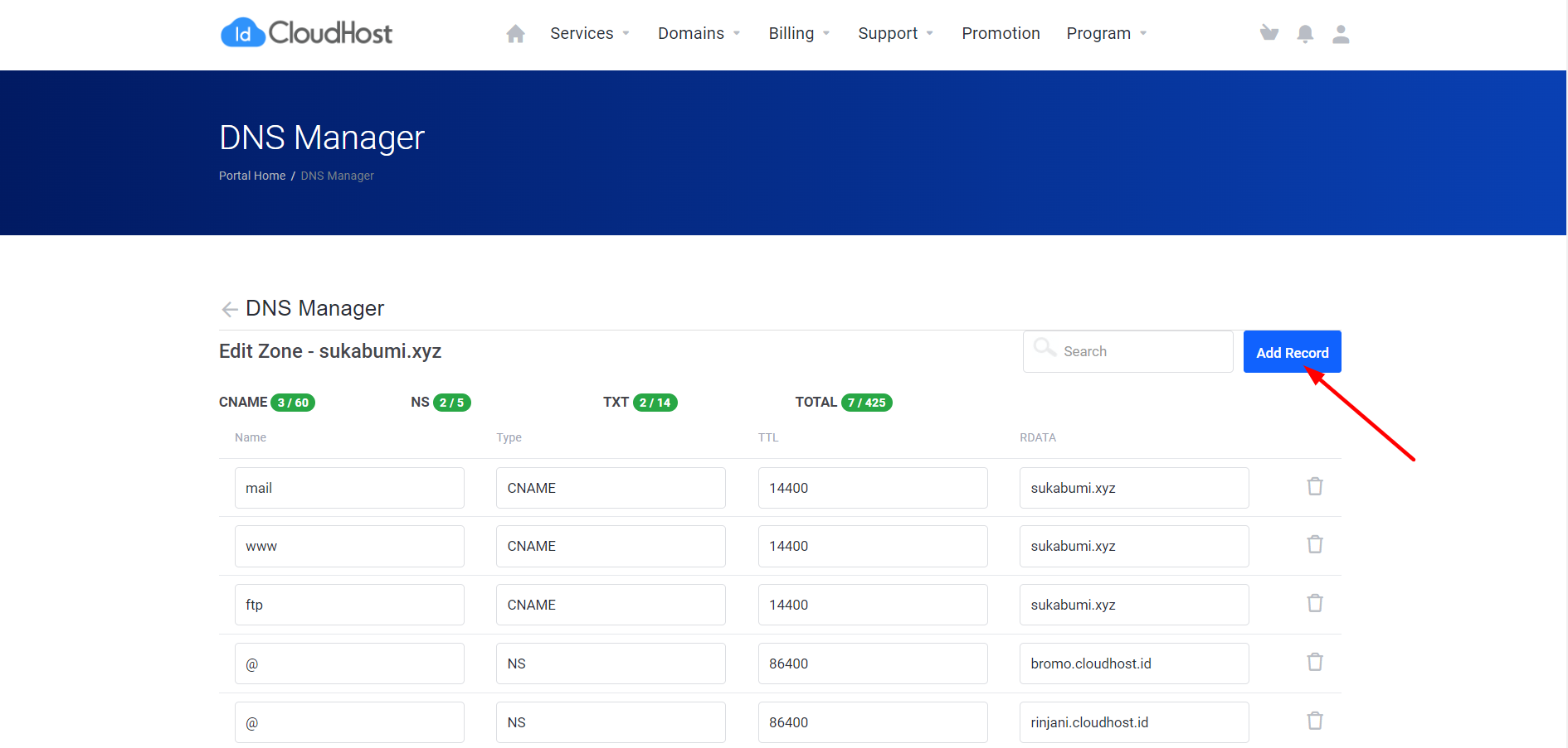 Cara Pointing Domain ke VPS WordPress App Catalog