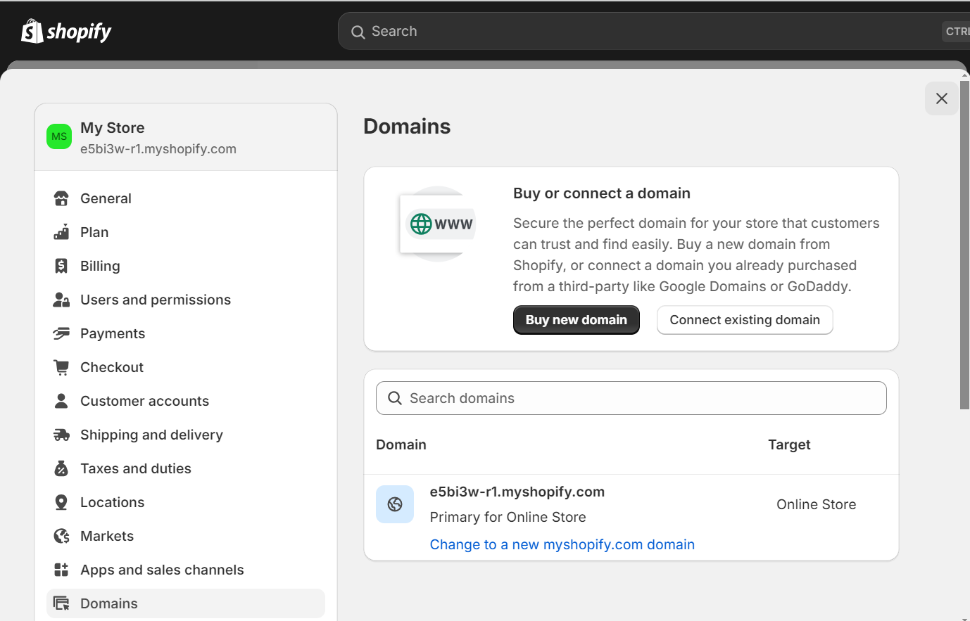 Cara Menghubungkan Domain ke Shopify