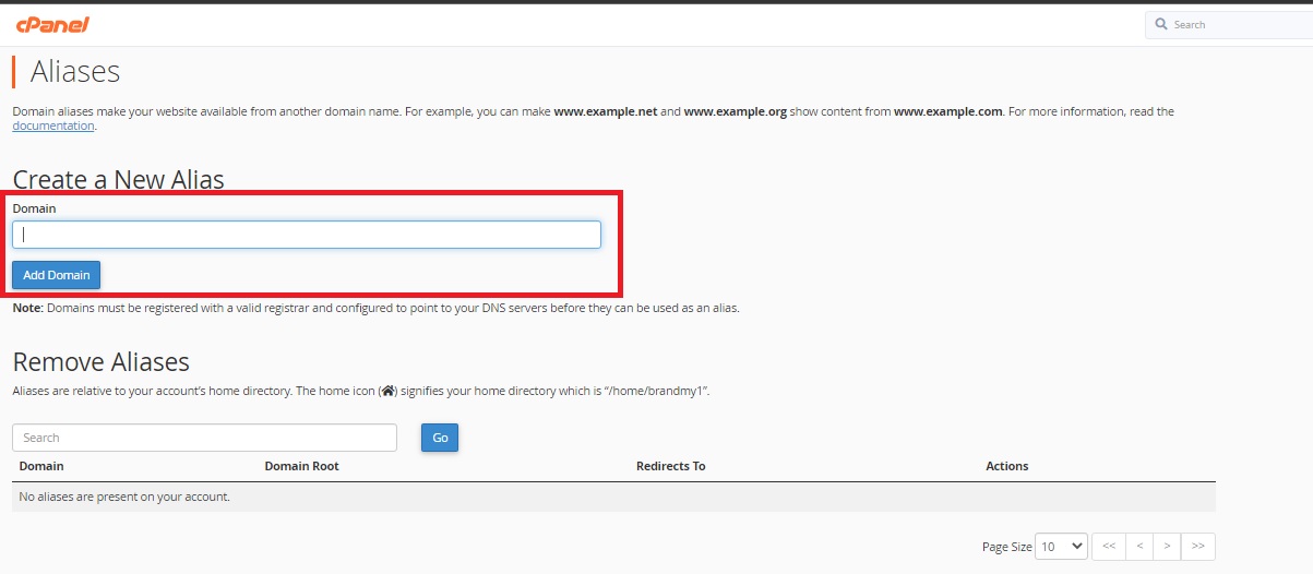 Cara Mengatur Parked Domain Melalui cPanel