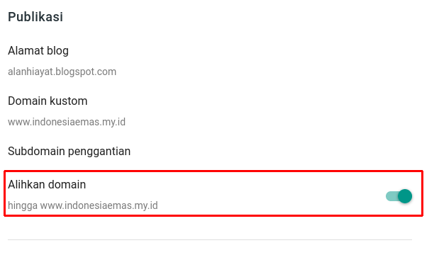 costum domain