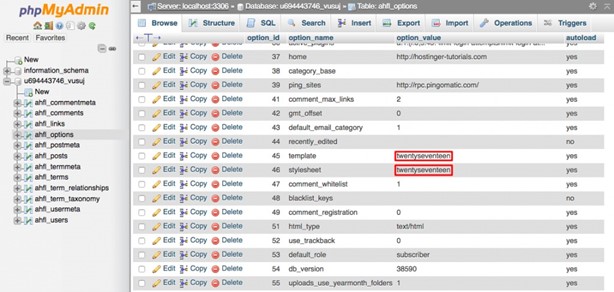 Php my admin
