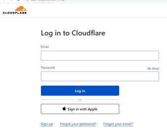Login Cloudflare