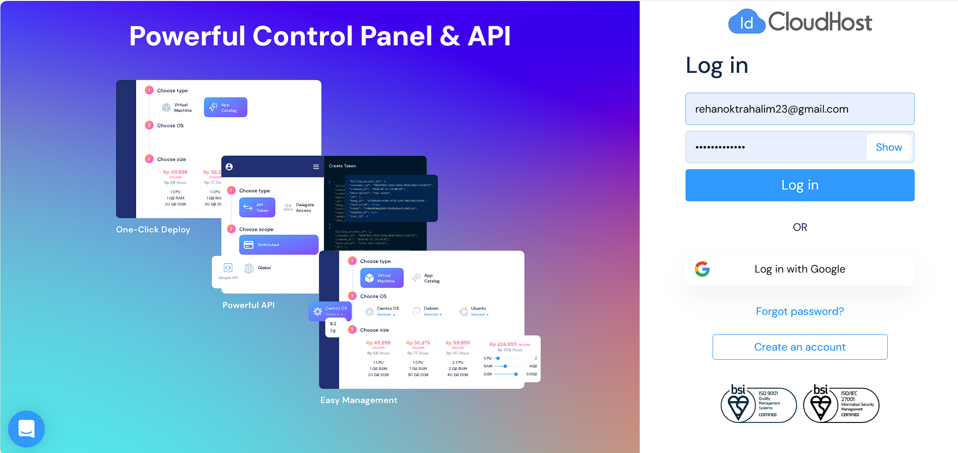 Mengaktifkan Notifikasi Saldo Minimum di Platform Cloud VPS