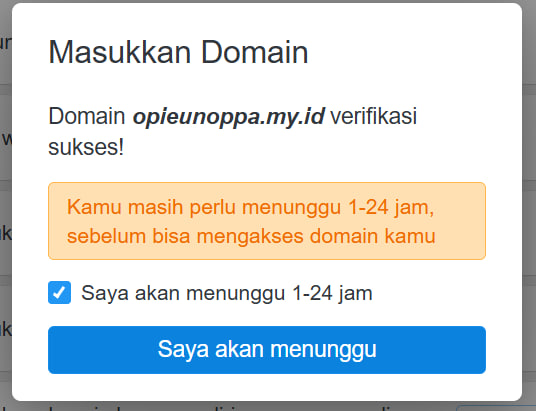 Cara Custom Domain ke Berdu.id