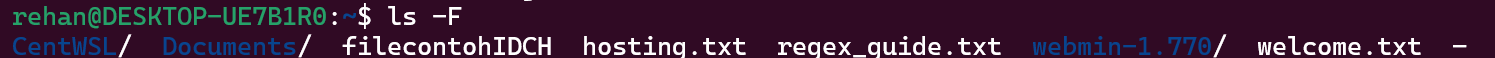 command opsi -F