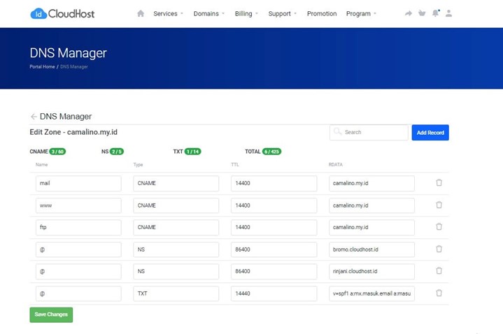menyesuaikan record dengan kebutuhan
