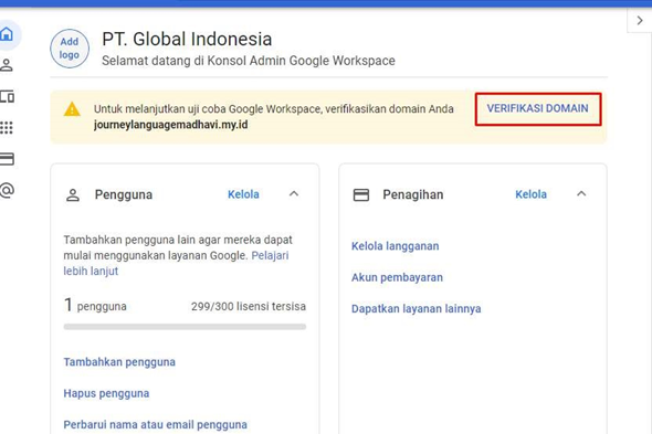 verifikasi domain