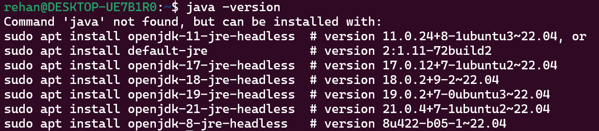 Instal java di ubuntu
