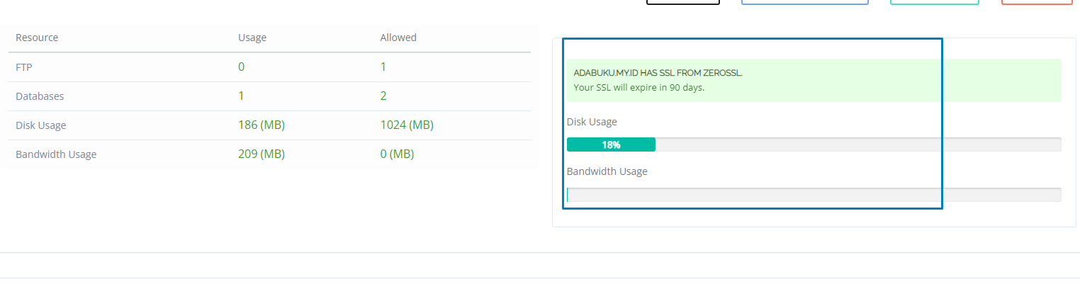 Menambahkan sertifikat SSL Gratis (Zero SSL) di Hosting wordpress