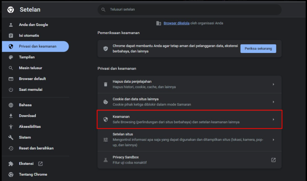 Cara Mengatasi Situs yang Mengalami Dangerous Site