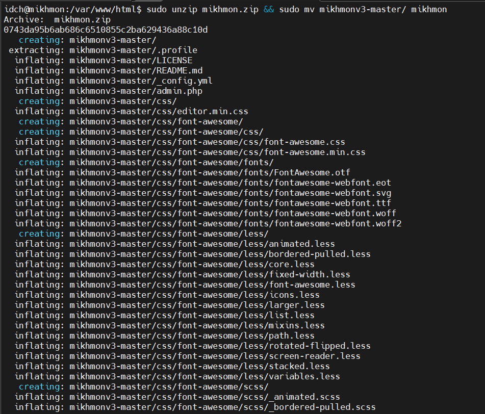 install mikhmon