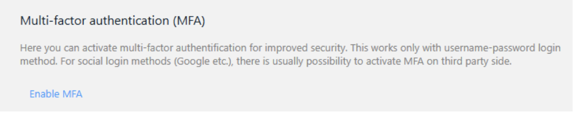 mfa console idcloudhost