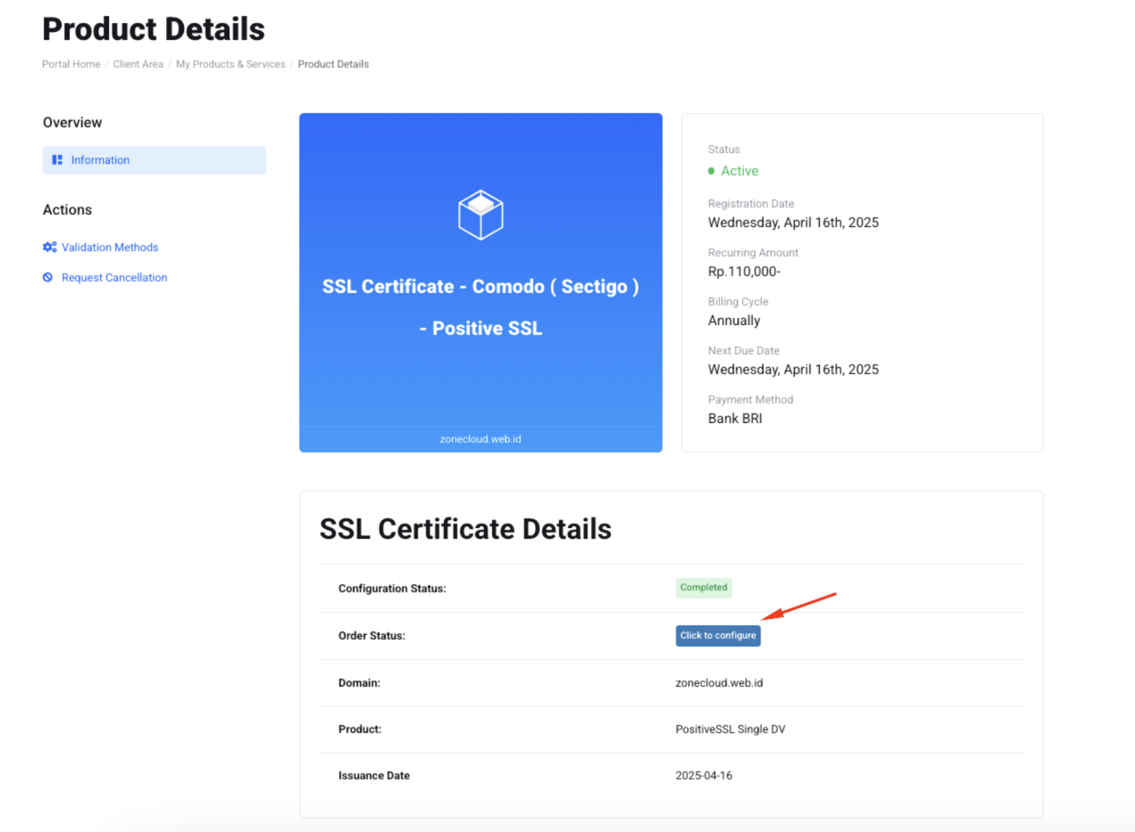 konfigurasi ssl comodo