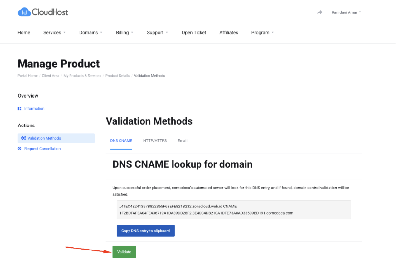 konfigurasi dan instalasi SSL Comodo di Hosting cPanel