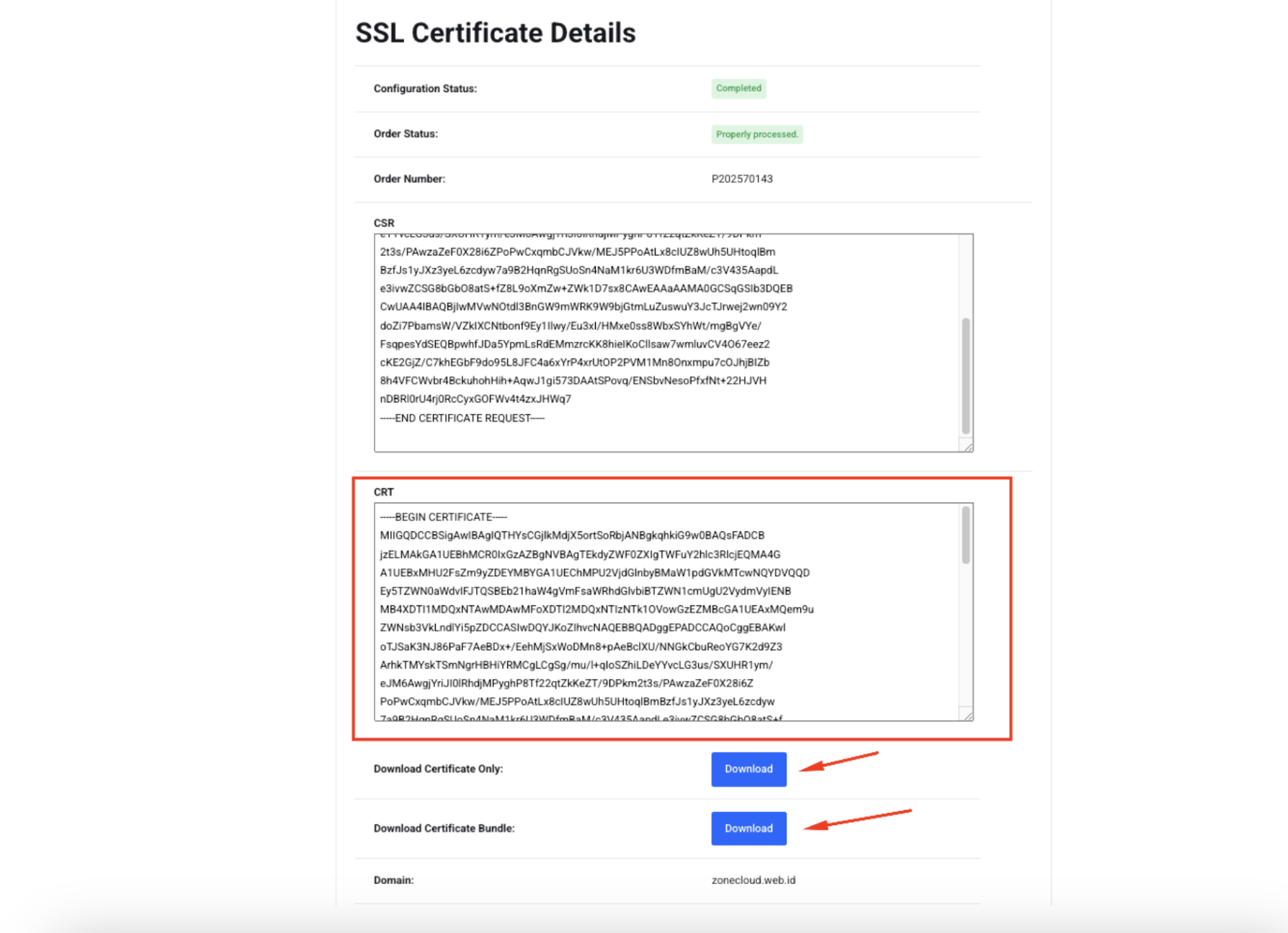 konfigurasi SSL Comodo di Hosting cPanel