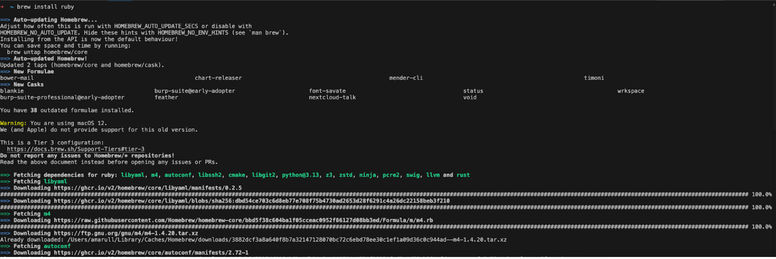 instal ruby