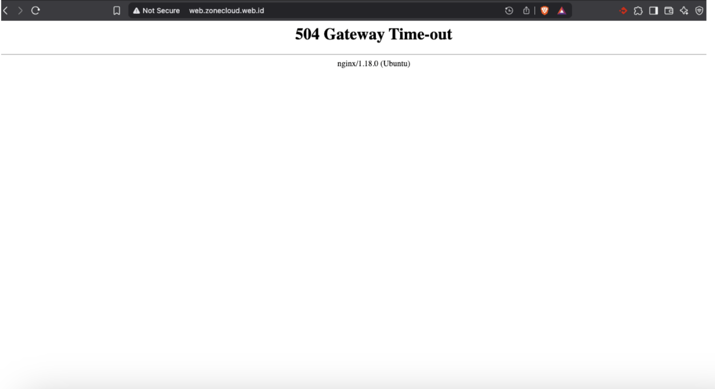 error 504 gateway time-out