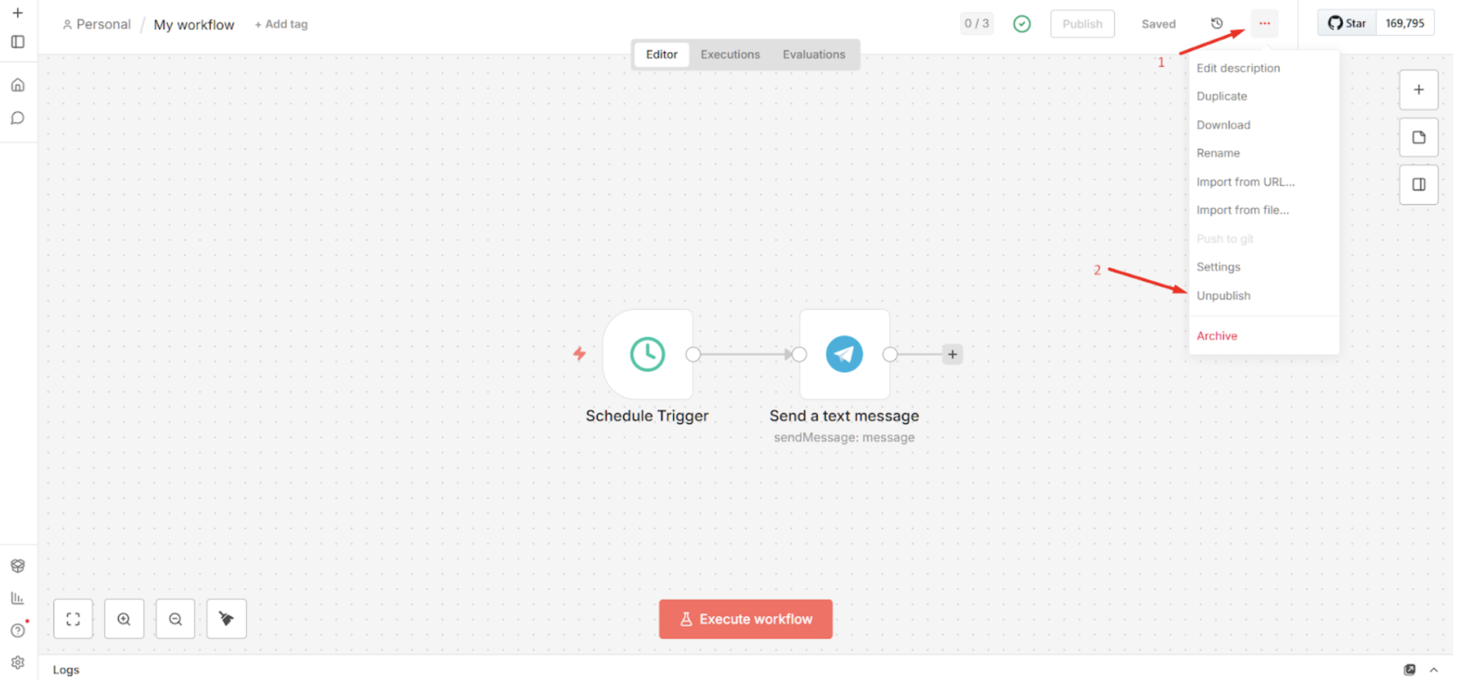 jadwalkan workflow n8n