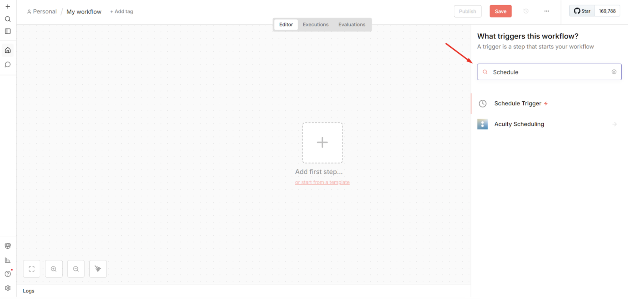 Menjadwalkan Workflow otomatis n8n