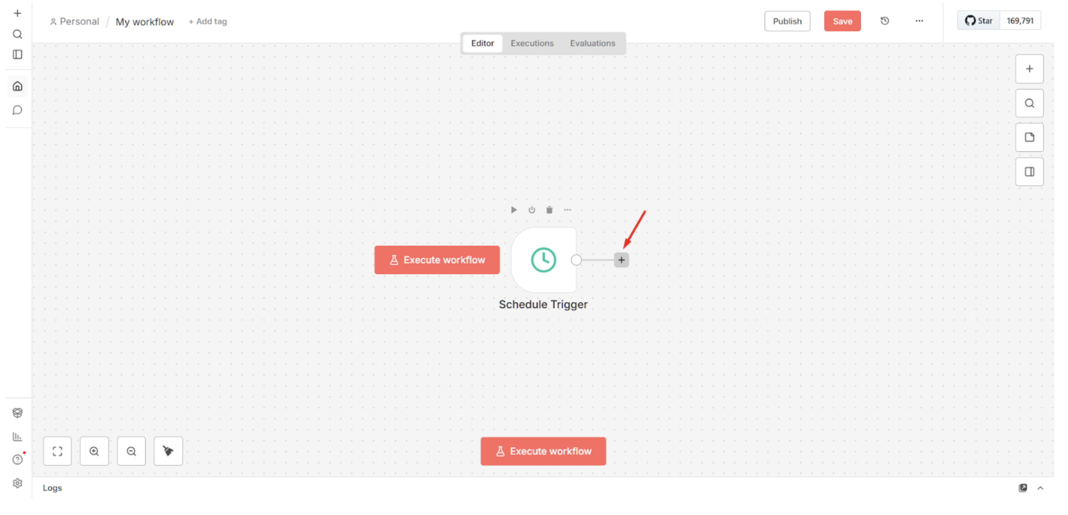 jadwalkan Workflow otomatis n8n
