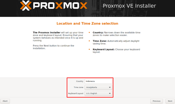 Panduan Instal Proxmox