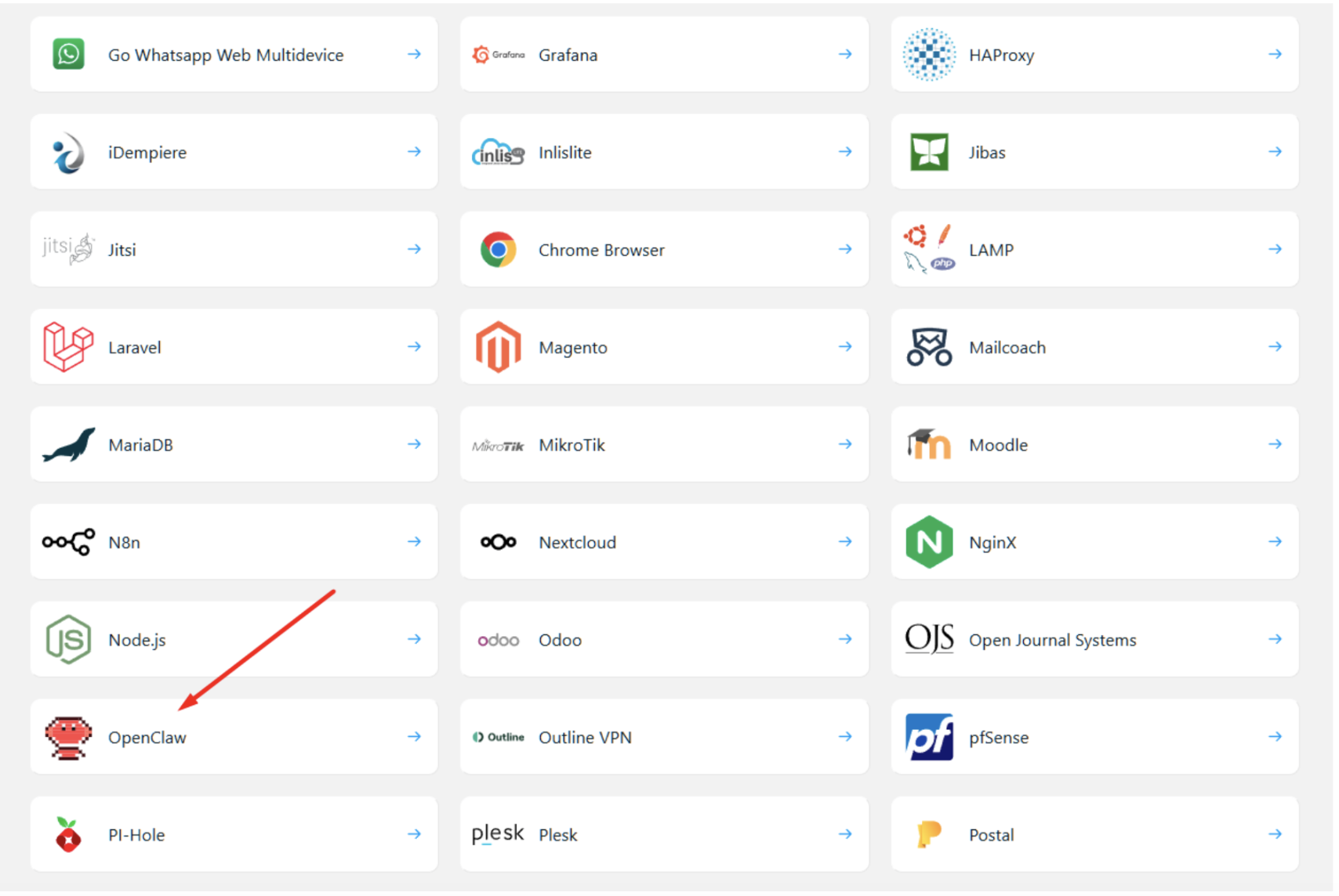 install openclaw