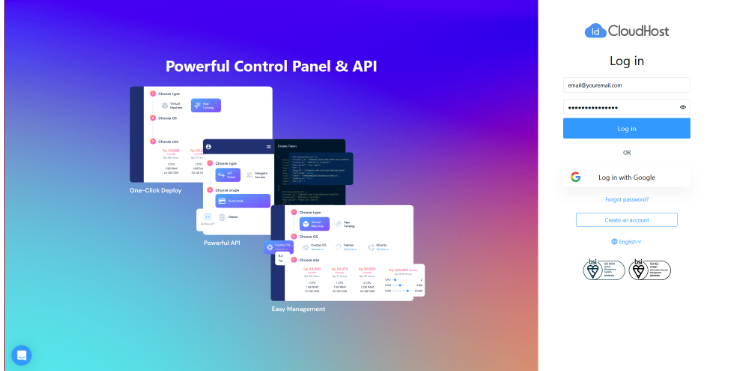 Control Panel & API