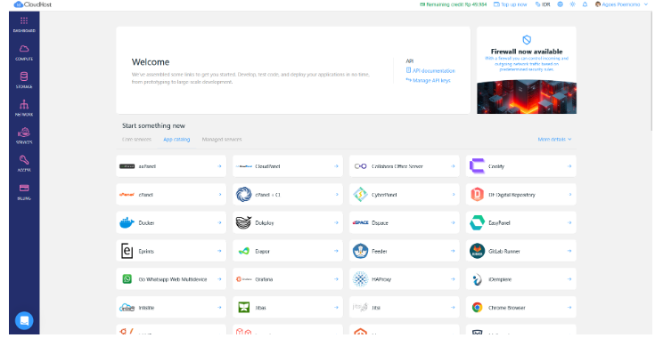 dashboard console