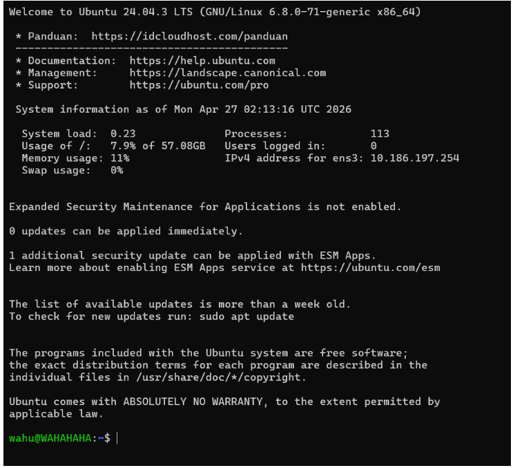 server WAHA ( WhatsAPP HTTP API)