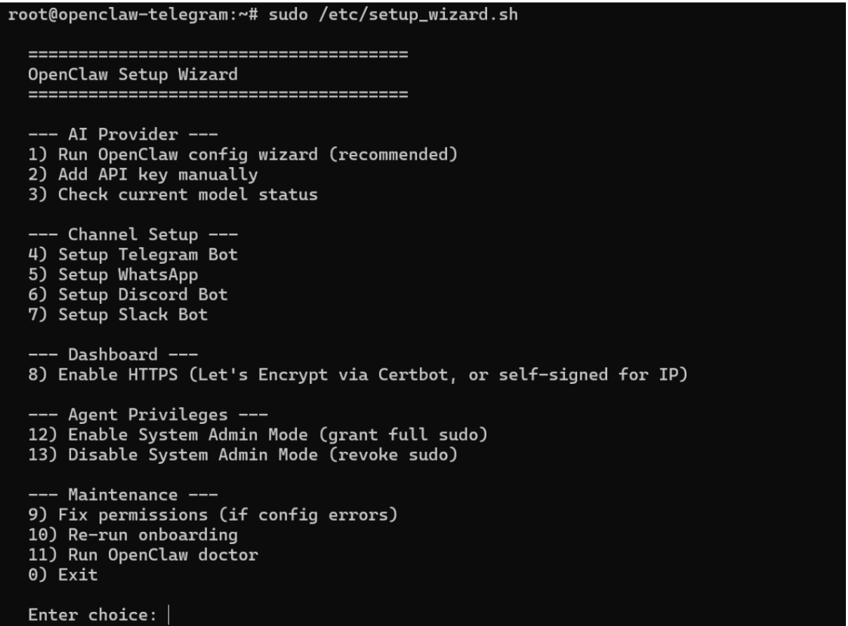 integrasi channel telegram ke openclaw