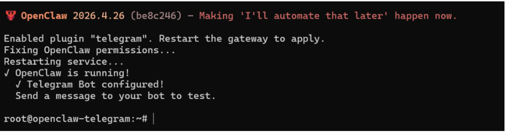 integrasi telegram ke openclaw