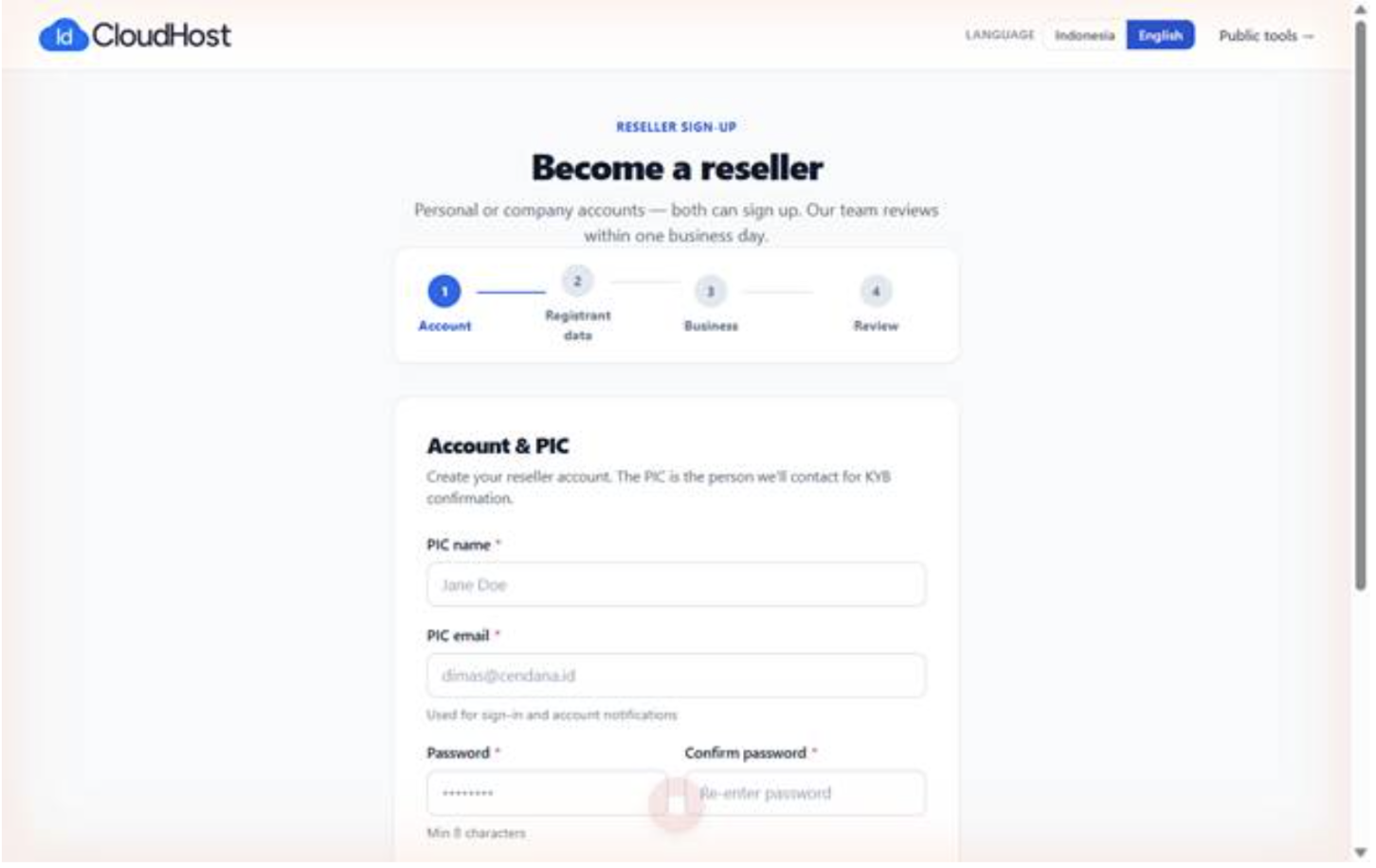 reseller domain