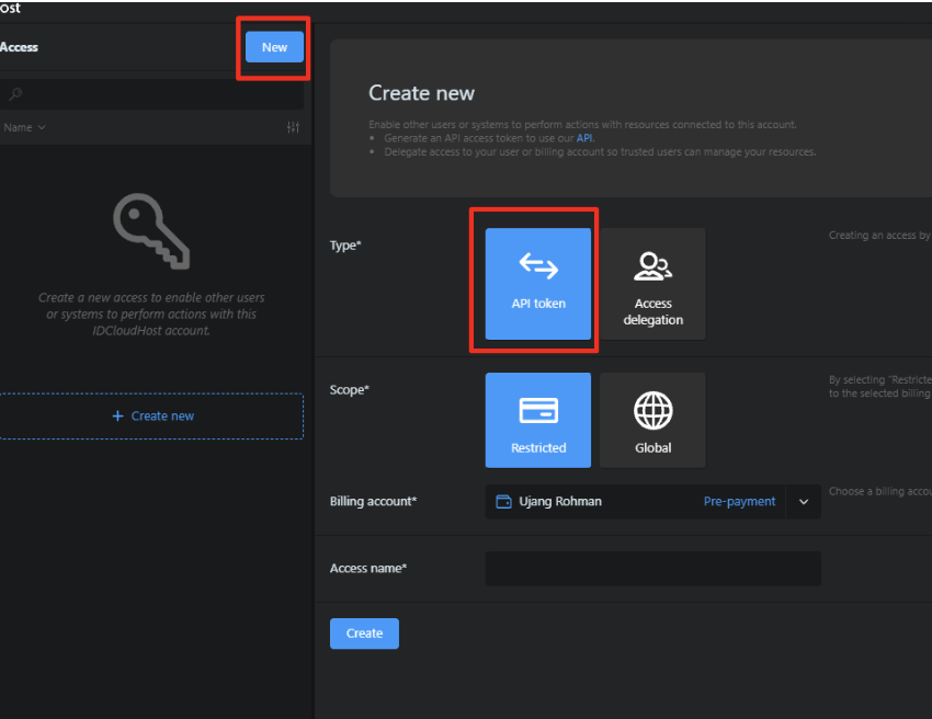 api key console