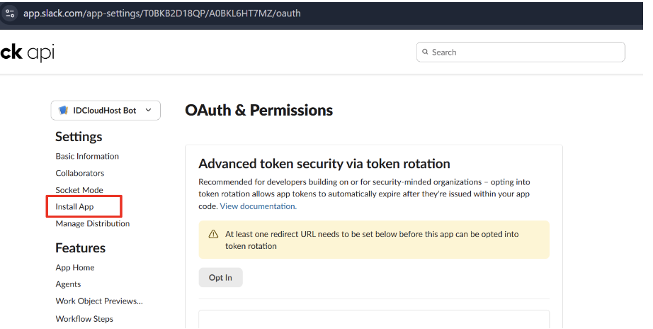 openclaw ke slack