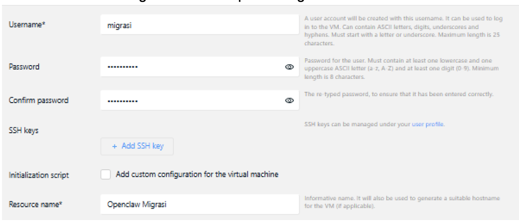 migrasi openclaw