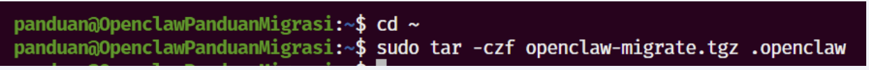 migrasi openclaw