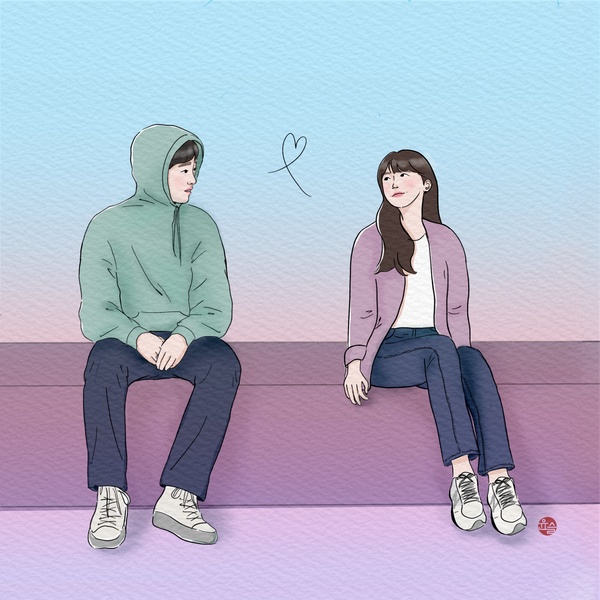 1％ - 집 앞에서 보자 (Feat. Kanto) Cover