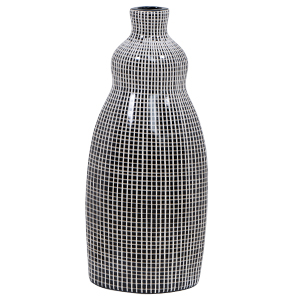 Abinaya - L - White Black Strimin CR