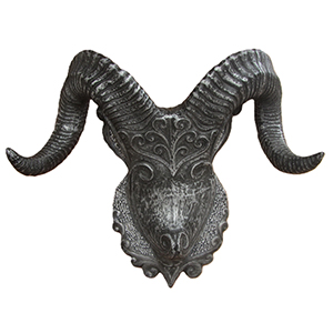 Goat Head 2 - L - Black Silver TP