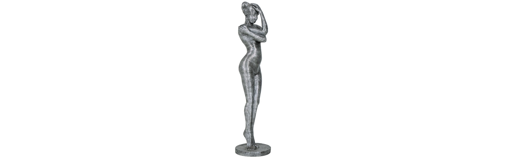 Lady in Contemplation - Black Silver TP
