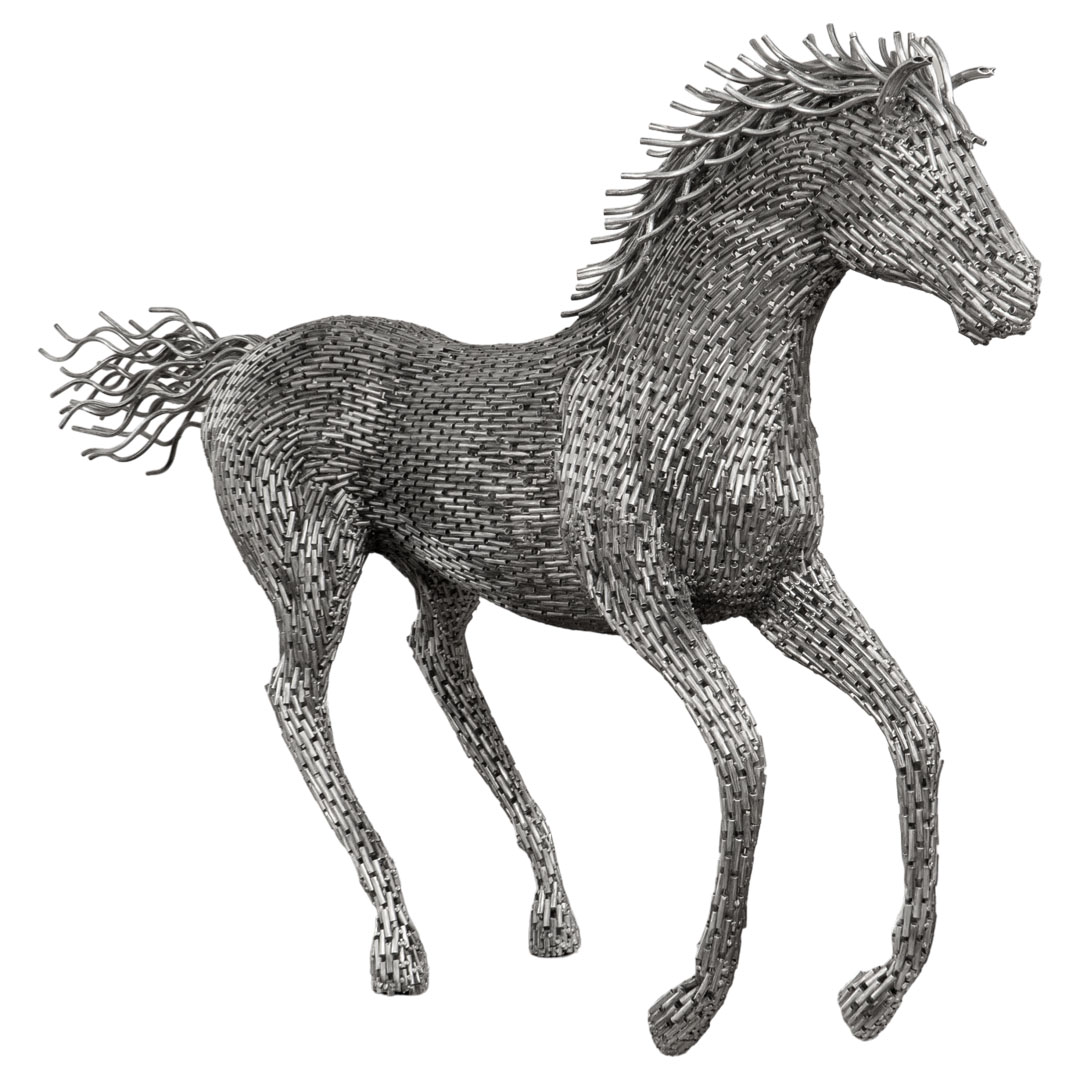 Running Pipe Horse - J - Black Silver TP