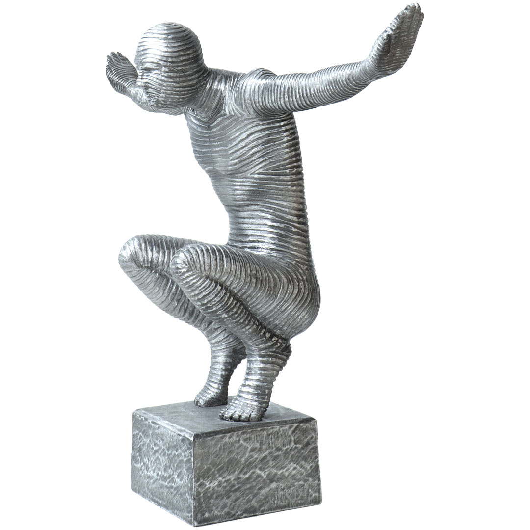 Squat Figur Mini - Black Silver TP