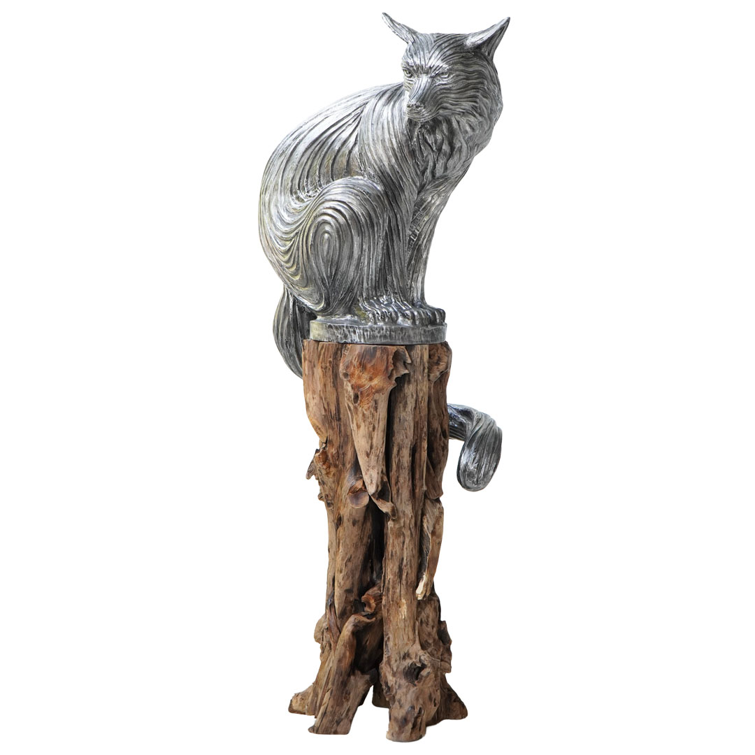 Sitting Fox - XT - Black Silver TP